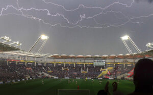 Orage de grêle TFC Lille