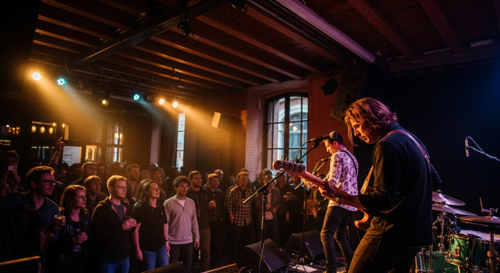 Salle de concert intime ambiance rock bar musique live à Toulouse