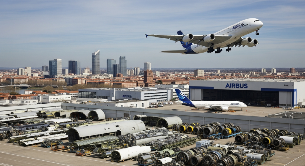 Recyclage des avions en fin de vie à Toulouse Francazal