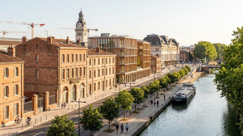Avenue Olivier-Guichard près de Matabiau à Toulouse