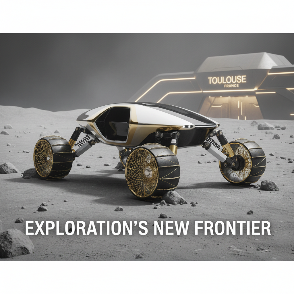 Le rover Mona Luna de Venturi Space exposé à la Cité de l'espace à Toulouse