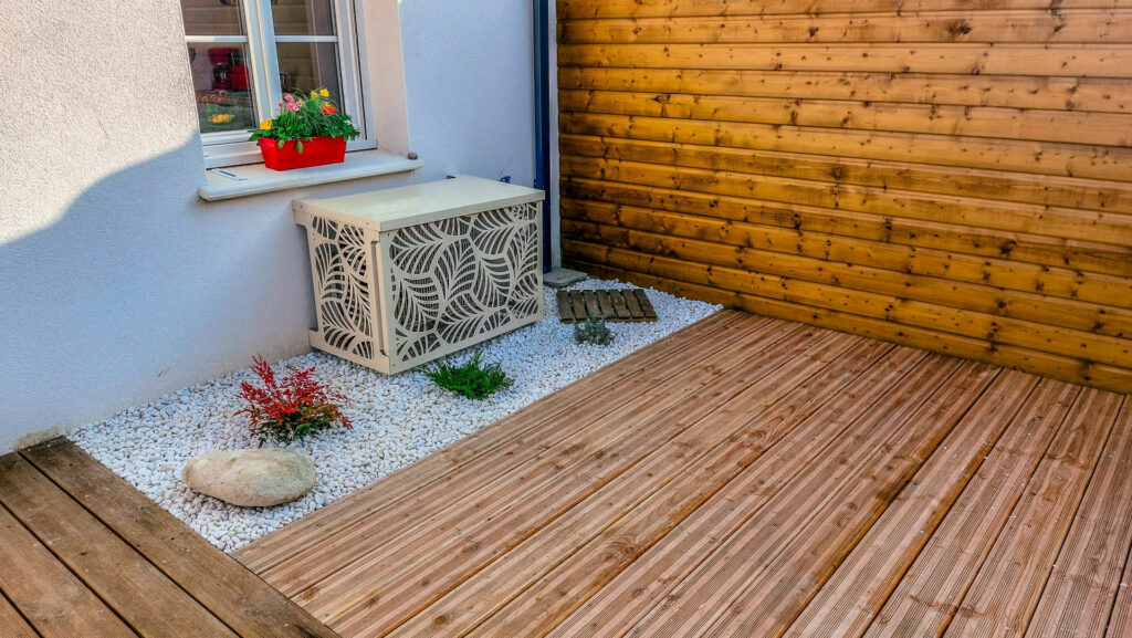 Cache climatiseur fabriqué à Balma près de Toulouse