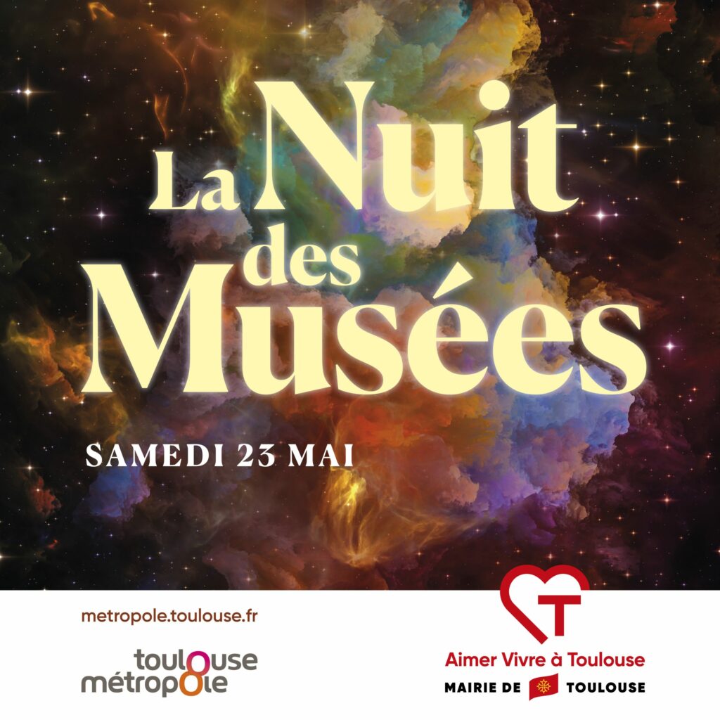 Affiche officielle de la Nuit des Musées au Château d’Eau à Toulouse