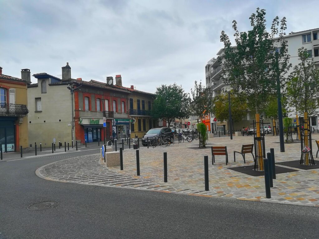 Place du Busca à Toulouse, quartier où s’installe le projet Le Mille Lieux