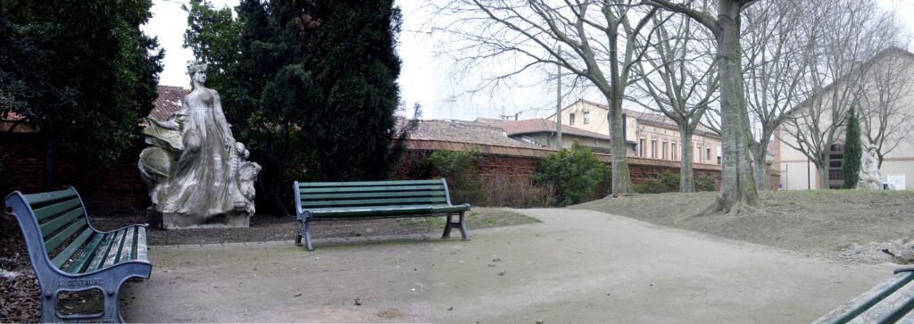 Parc Bonnefoy dans le quartier Bonnefoy à Toulouse
