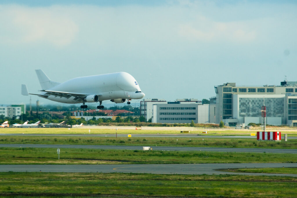 Airbus Beluga à Blagnac près de Toulouse