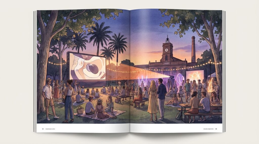 Festival culturel estival au parc de la Poudrerie sur l’île du Ramier à Toulouse