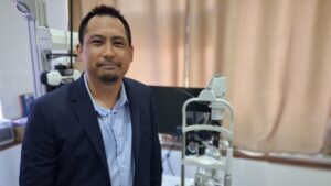 Vinh Ly de Visionary Labs à Toulouse, startup travaillant sur la prévention de la DMLA