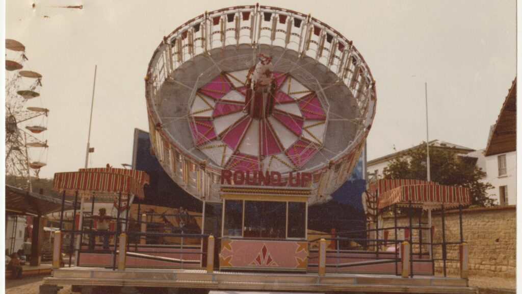 Attraction Round up de la Fête Saint-Michel à Toulouse en 1980