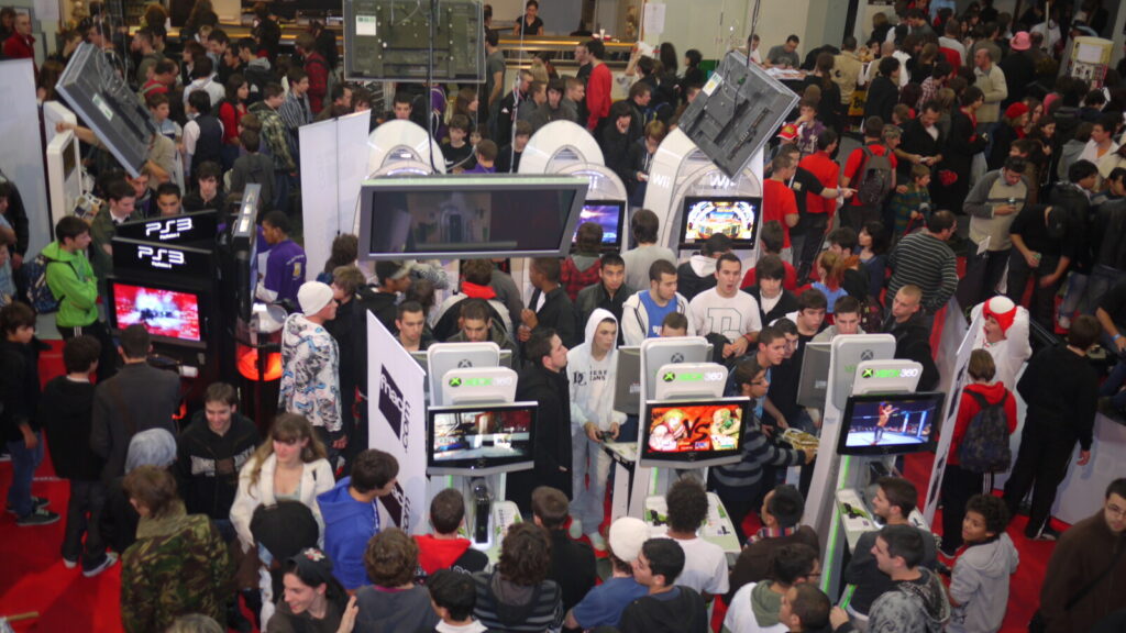 Public réuni lors d’un événement consacré au jeu vidéo à Toulouse