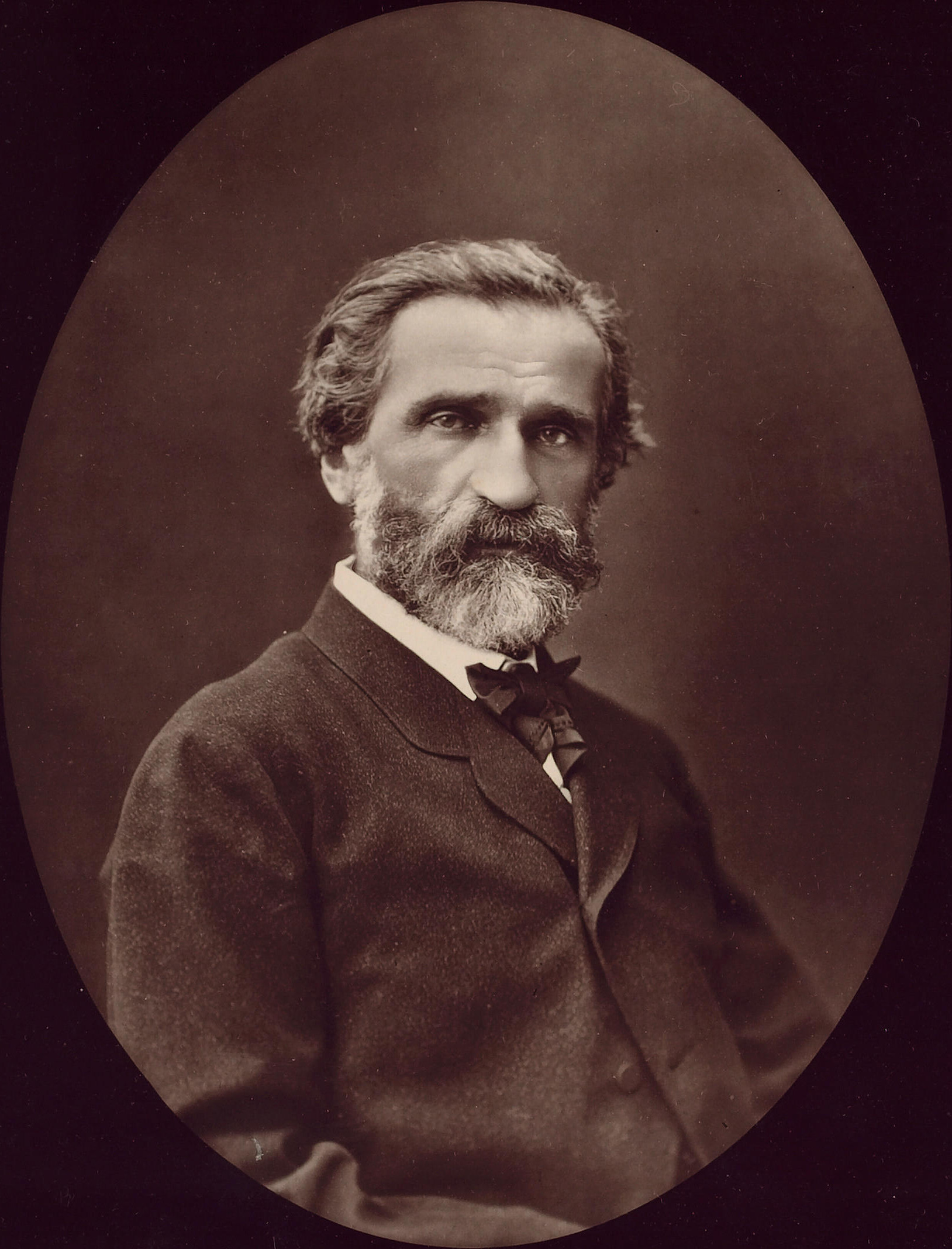 Photographie de Giuseppe Verdi, compositeur du Requiem joué à Toulouse