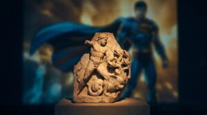 Illustration d’Hercule et des racines antiques des super-héros à Toulouse