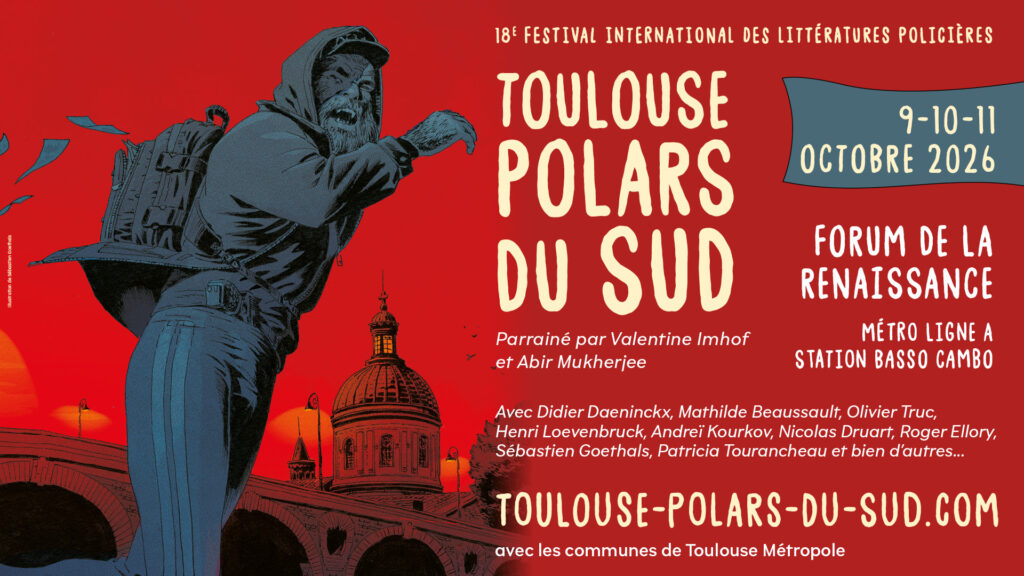 Bandeau officiel du festival Toulouse Polars du Sud 2026